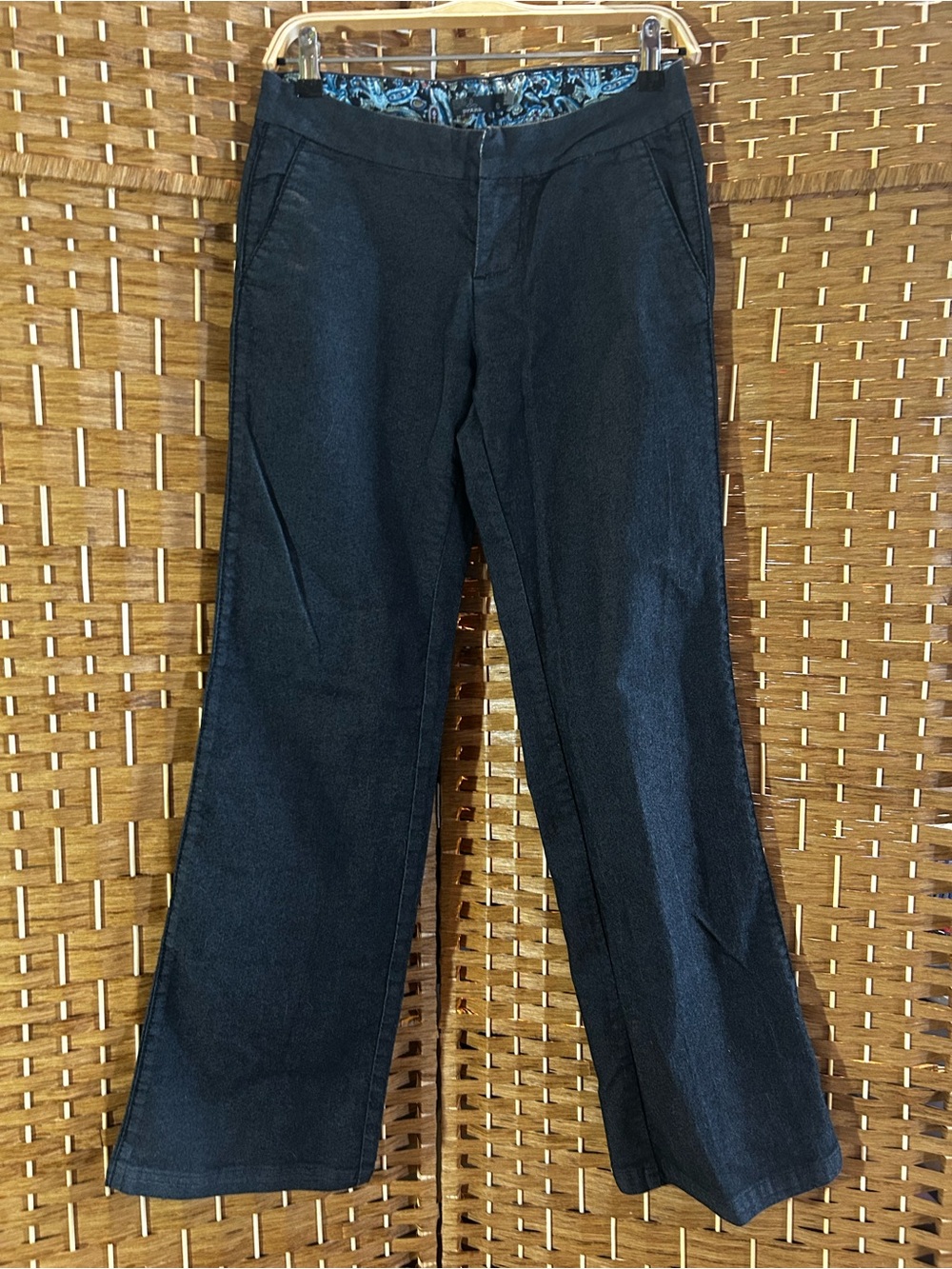 prAna Halle Zion Bootcut Pants Size 6 Dark Denim Outdoor Travel NWOT